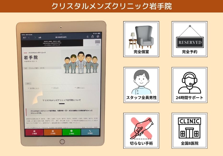 クリスタルメンズクリニック岩手院