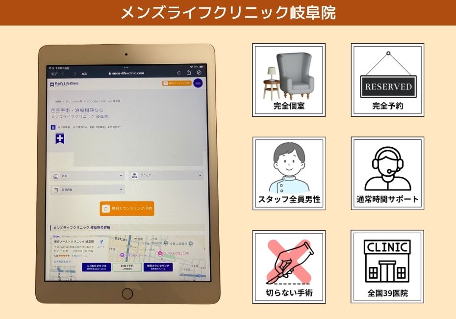 メンズライフクリニック岐阜院