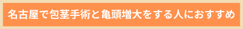 名古屋で様々な手術法から選びたい人におすすめ