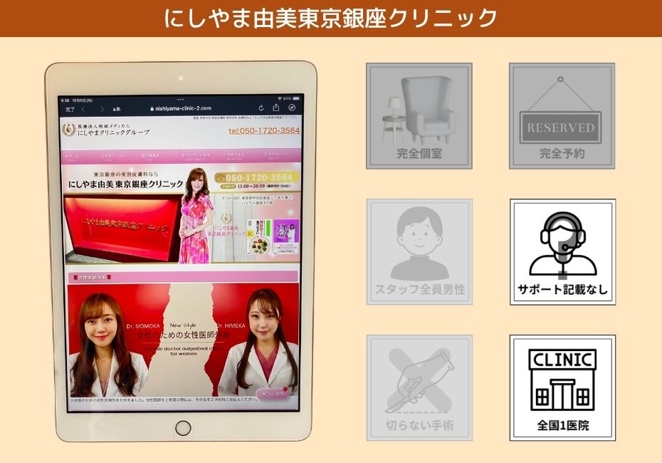 にしやま由美東京銀座クリニック