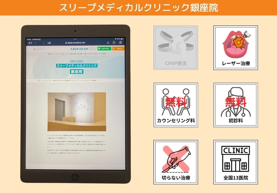 スリープメディカルクリニック銀座院