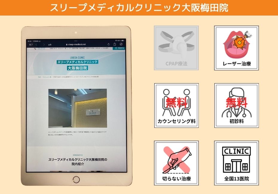 スリープメディカルクリニック大阪梅田院