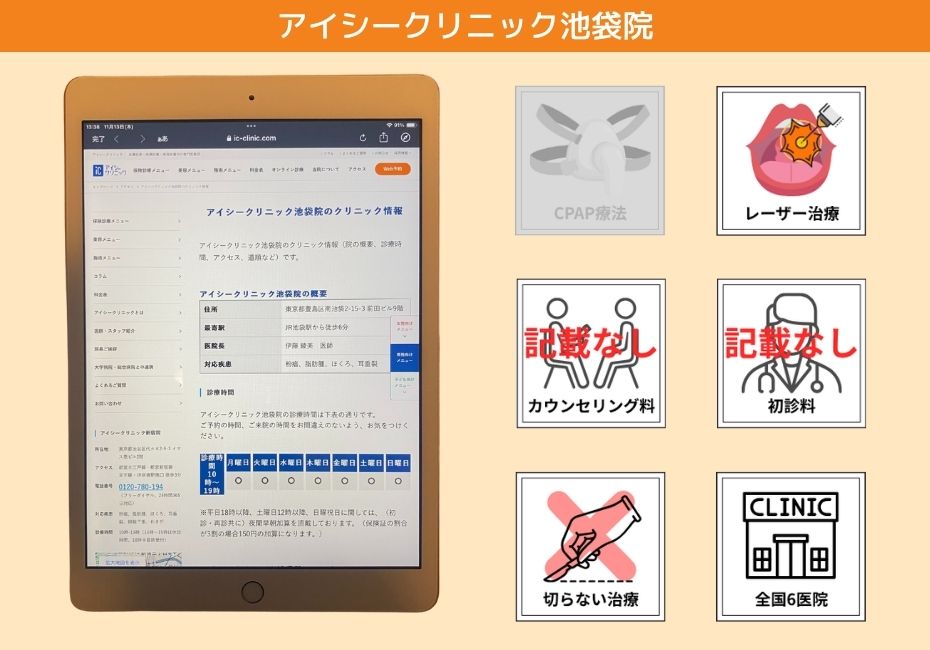 アイシークリニック池袋院