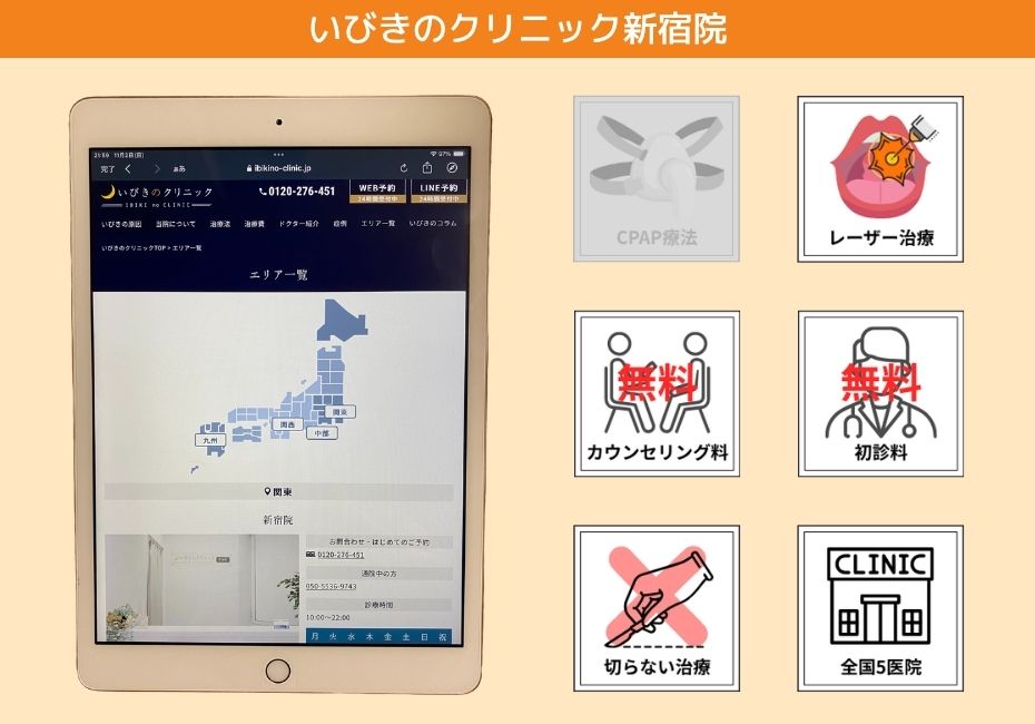 いびきのクリニック新宿院