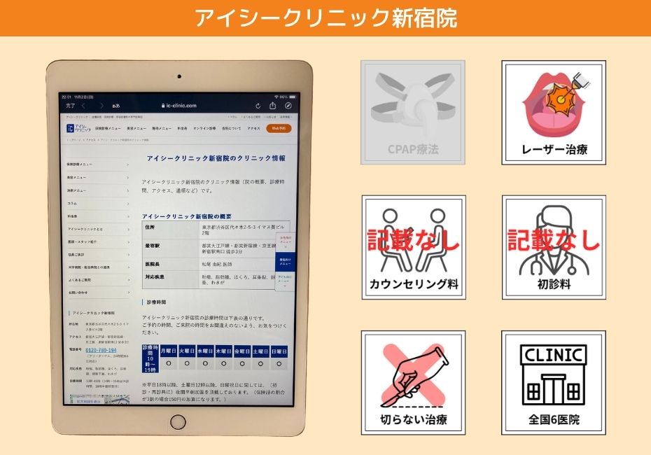 アイシークリニック新宿院